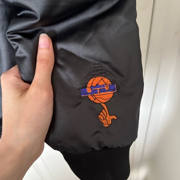 Nike x Space Jam Lebron Tune Squad Men`s Varsity Jacket Black - Picture 11 of 14